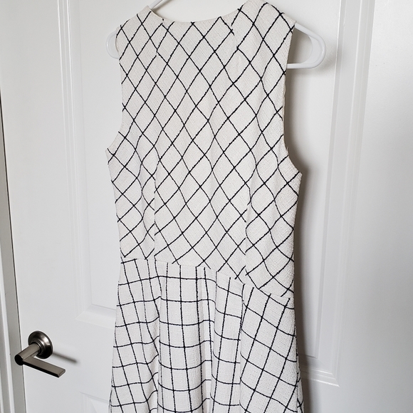 (Tall) J.Crew A-Line Windowpane Tweed Dress - Picture 11 of 15